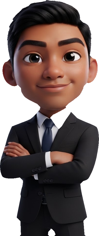 Carlo André Chiuyare Guillen, versión caricatura 3D